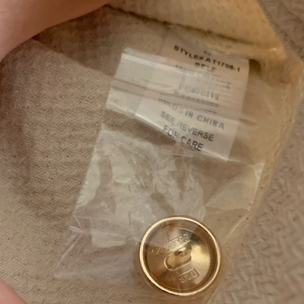 Nwot Able Cream Button-Up Jacket - image 5